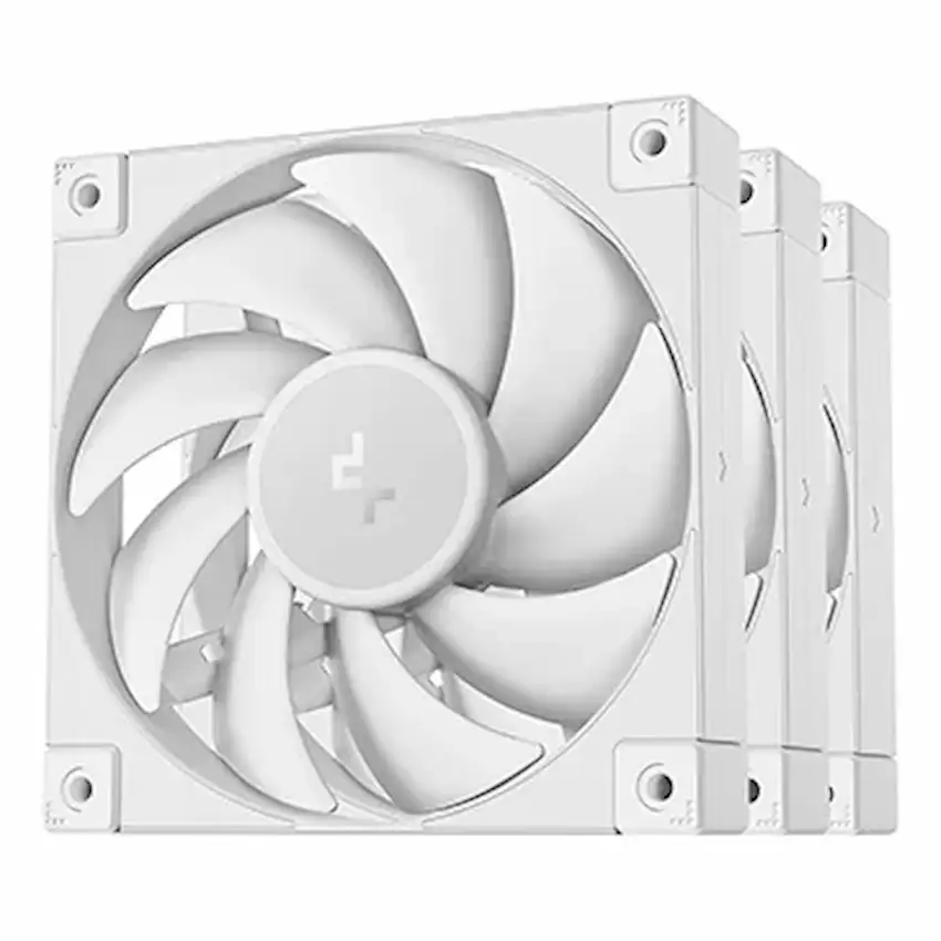 Fan Case Deepcool FD12 WH 3IN1 (3pcs Pack, No LED, Trắng)