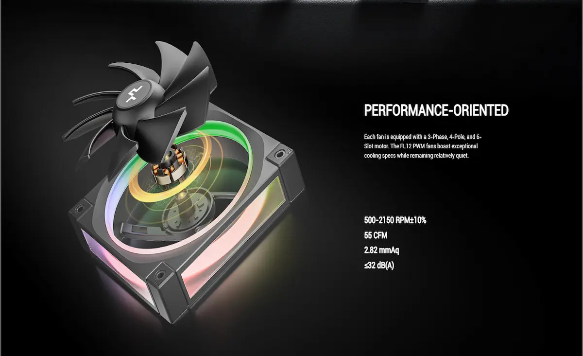 Fan Case Deepcool FL12 3IN1 - songphuong.vn Fan Case Deepcool FL12 3IN1