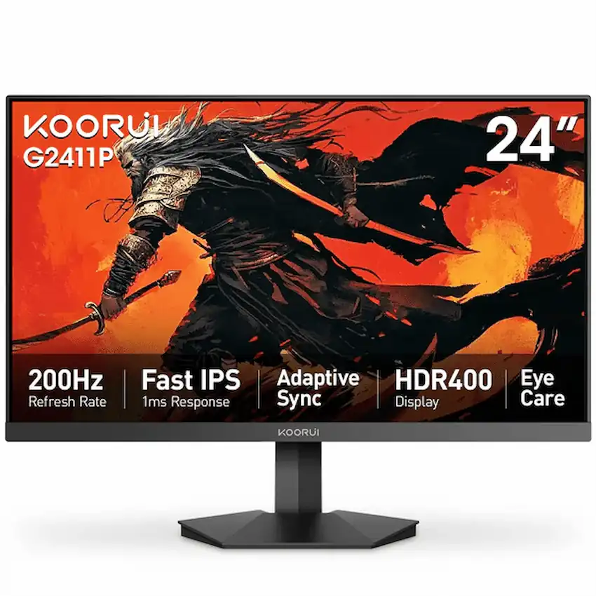 Màn Hình LCD Koorui G2411P 200Hz (23.8 inch, 1920×1080 FHD, IPS, 200Hz, 1ms)