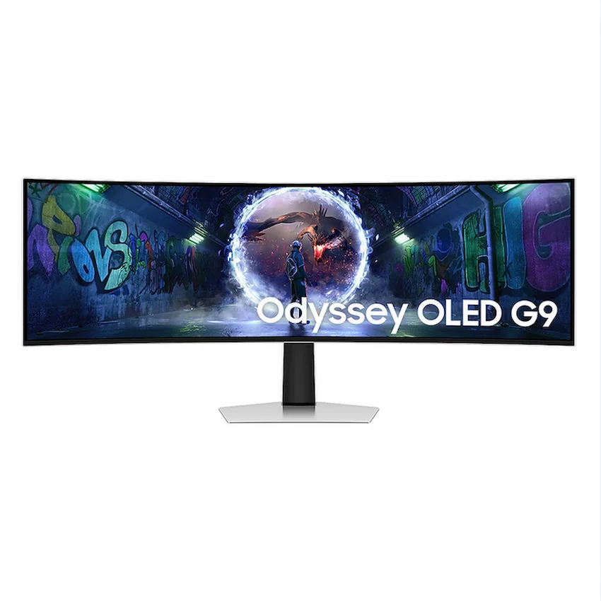 Màn hình LCD Cong Samsung Odyssey OLED G9 G93SD LS49DG930SEXXV DQHD 240Hz (49inch, 5120 x 1440, 240Hz, OLED, 1800R, 0.03ms, HDR10 , FreeSync)