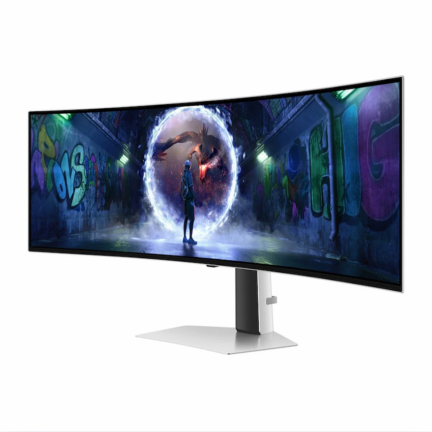Màn hình LCD Cong Samsung Odyssey OLED G9 G93SD LS49DG930SEXXV DQHD 240Hz (49inch, 5120 x 1440, 240Hz, OLED, 1800R, 0.03ms, HDR10 , FreeSync)