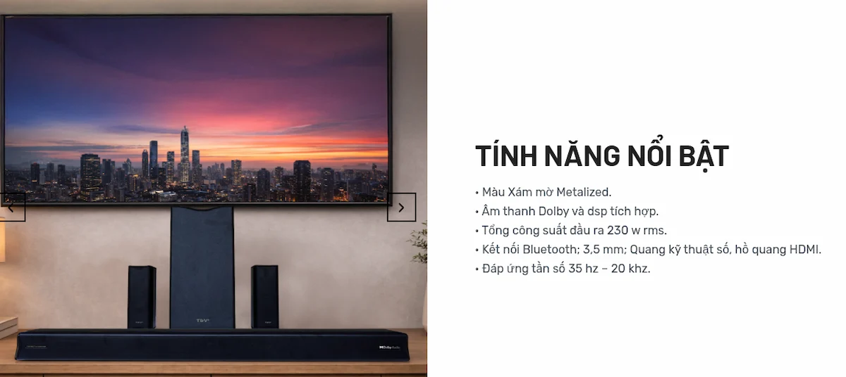 Loa Soundbar Thonet Vander REIN Gen2 Loa Soundbar Thonet Vander REIN Gen2
