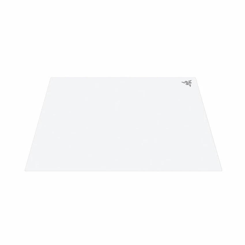 Lót Chuột Razer Atlas Pro White (Bề Mặt Kính, Siêu Mỏng chỉ 1,9 mm, Đế cao su chống trượt)