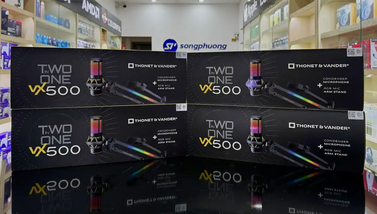 Microphone Thonet Vander VX500 | Combo Micro Kèm Giá Đỡ Lý Tưởng Cho Streamer Microphone Thonet Vander VX500