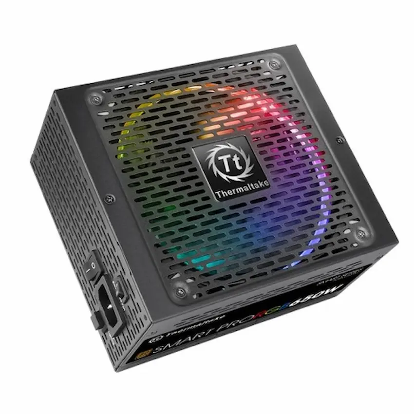 Nguồn Thermaltake Smart Pro RGB 650W Bronze (80 PLUS® Bronze, Fully Modular, RGB, PS-SPR-0650FPCBUS-R)