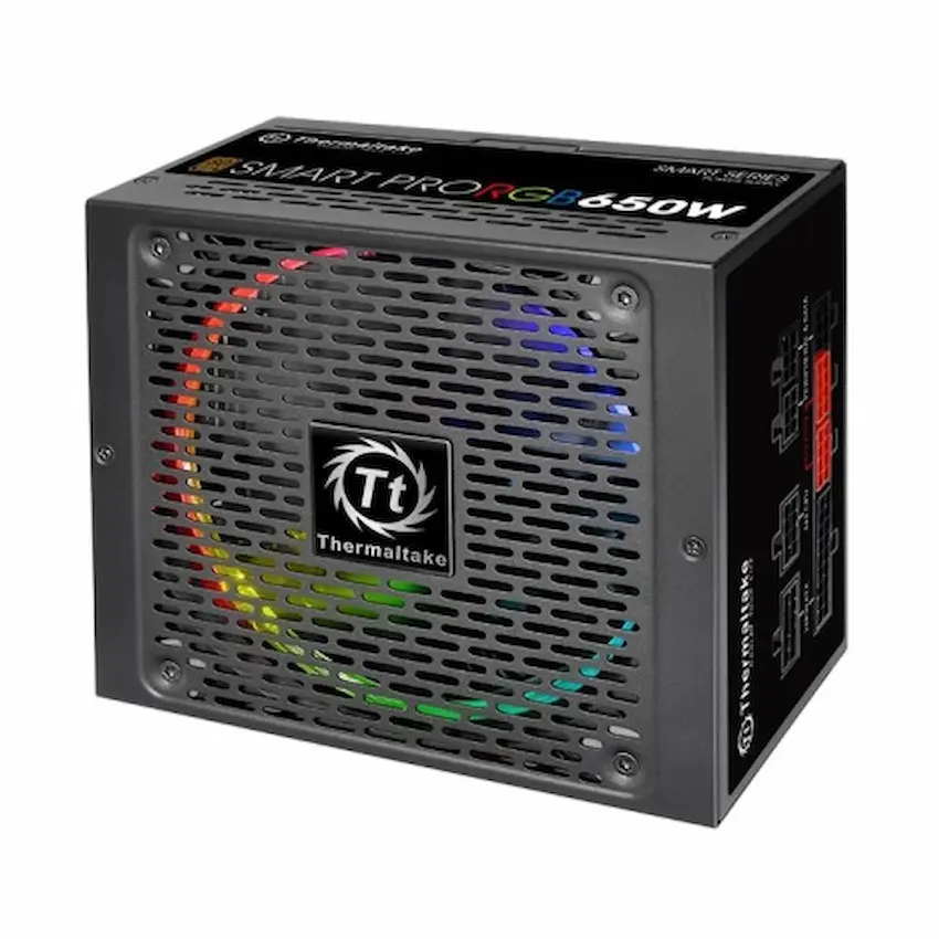 Nguồn Thermaltake Smart Pro RGB 650W Bronze (80 PLUS® Bronze, Fully Modular, RGB, PS-SPR-0650FPCBUS-R)