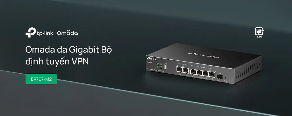Router VPN Multi-Gigabit Omada TP-Link ER707-M2 Router VPN Multi-Gigabit Omada TP-Link ER707-M2