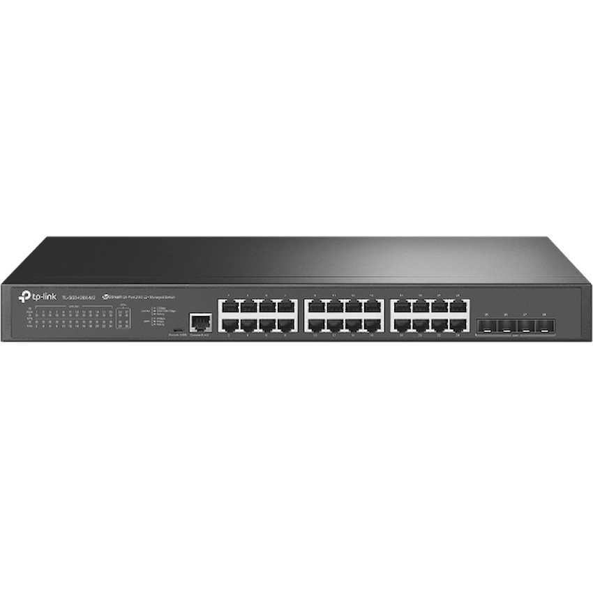 Switch Quản Lý L2+ JetStream TP-Link TL-SG3428X-M2 (24 Cổng 2.5 Gigabit, 4 Cổng 10GE SFP+)