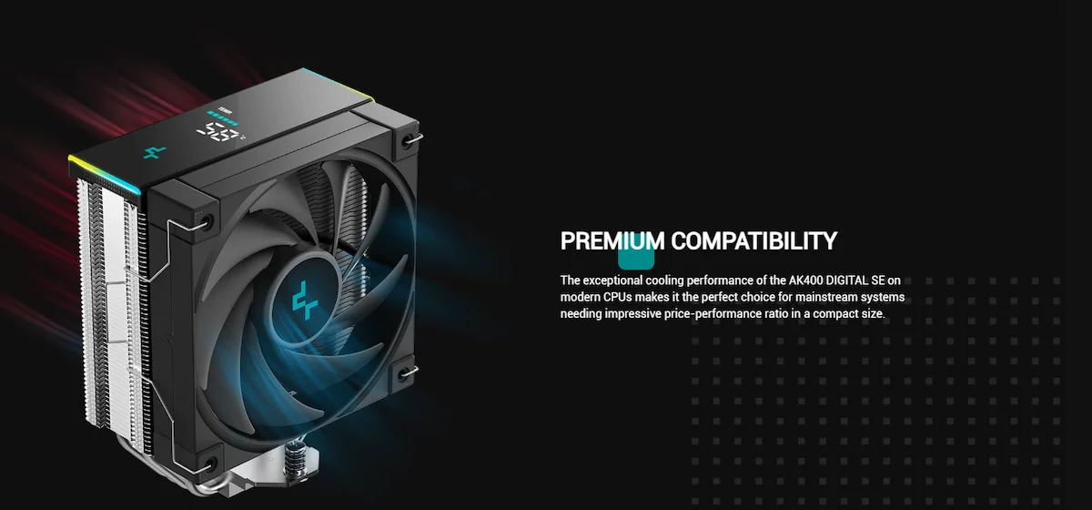 Tản nhiệt khí Deepcool AK400 DIGITAL SE - songphuong.vn Tản nhiệt khí Deepcool AK400 DIGITAL SE