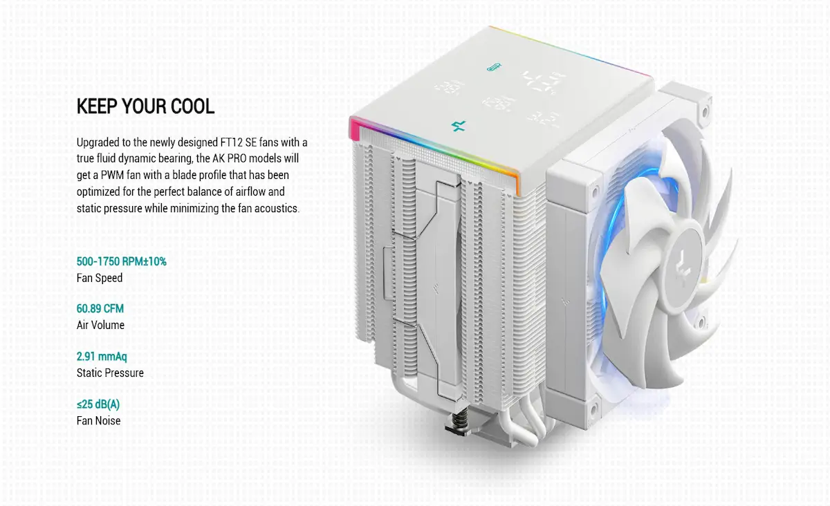 Tản nhiệt khí Deepcool AK620 DIGITAL PRO WH - songphuong.vn Tản nhiệt khí Deepcool AK620 DIGITAL PRO WH