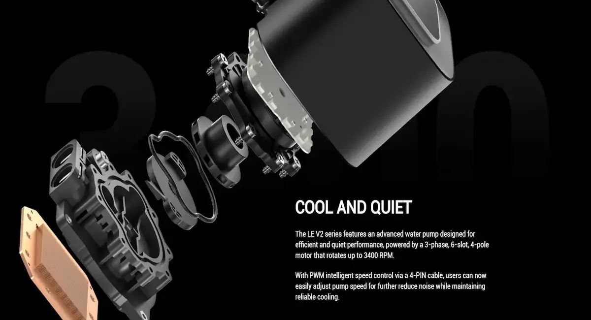 Tản nhiệt nước Deepcool LE240 V2 - songphuong.vn Tản nhiệt nước Deepcool LE240 V2