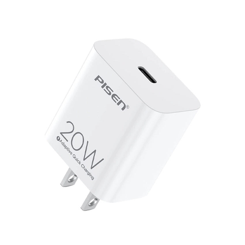 Củ sạc nhanh PISEN QUICK USB-C 20W XY-C59 (công nghệ GaN)