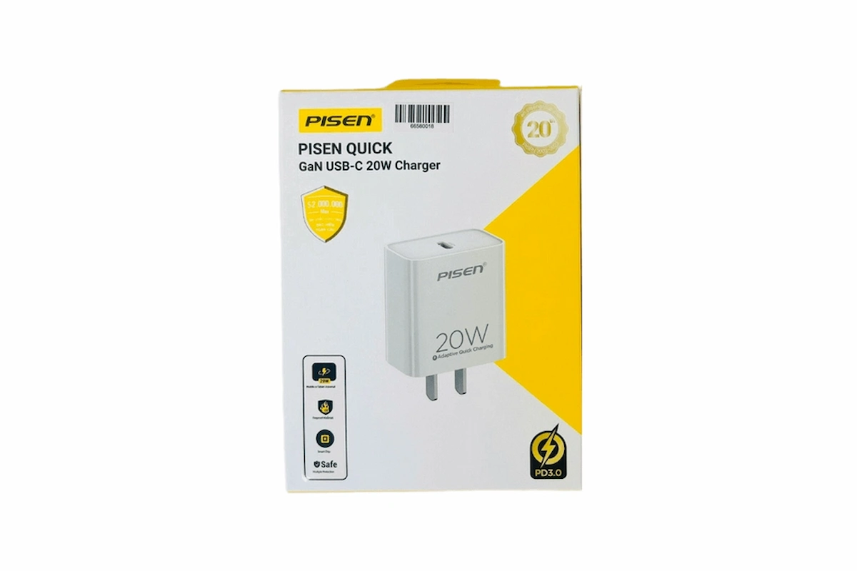 Củ sạc nhanh PISEN QUICK USB-C 20W XY-C59 -songphuong.vn Củ sạc nhanh PISEN QUICK USB-C 20W XY-C59