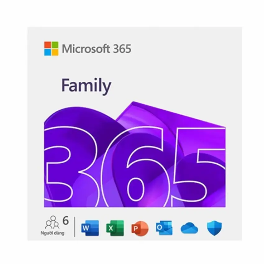 Microsoft 365 Family English APAC Subscr 1YR Medialess (EP2-36878)