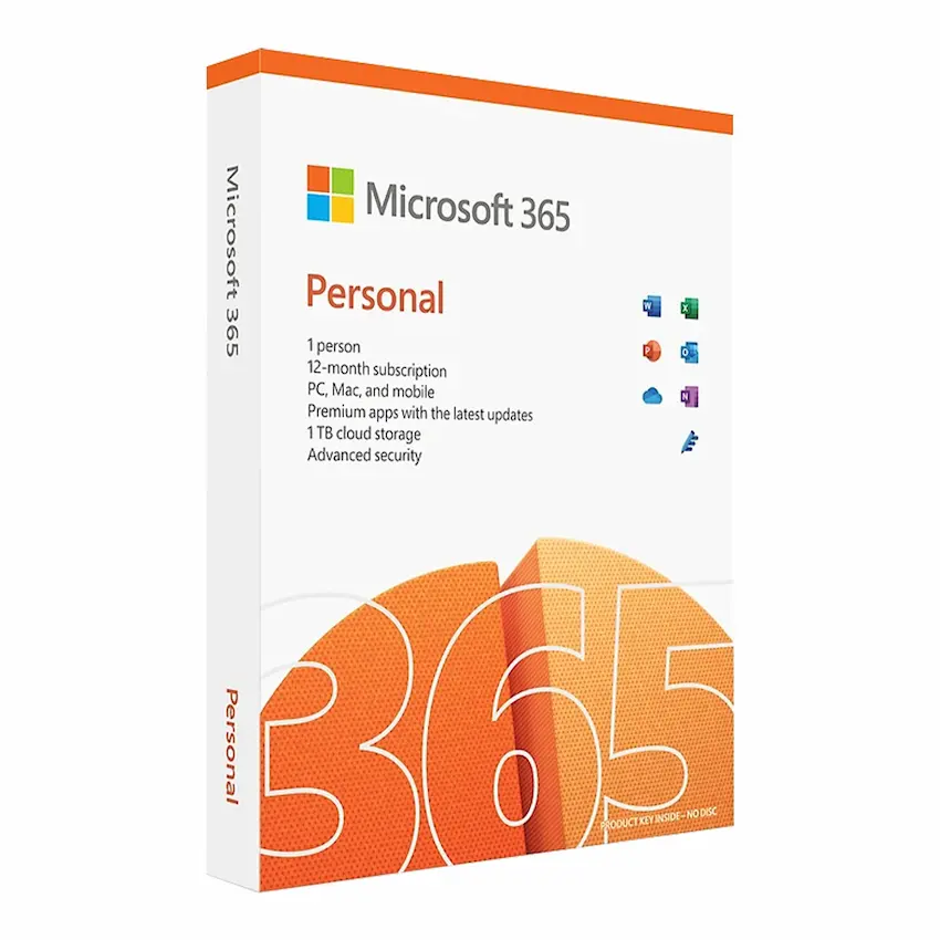 Phần mềm Microsoft Office 365 Personal English APAC Subscr 1YR Medialess (EP2-32409)