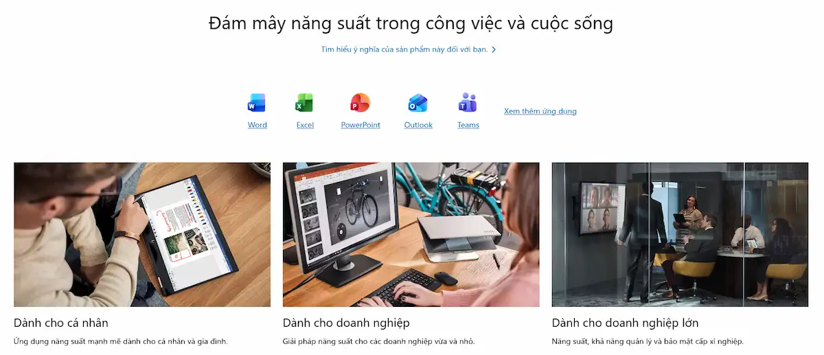 Phần mềm Office bản quyền cho cá nhân/doanh nghiệp Phần mềm Office bản quyền cho cá nhân/doanh nghiệp