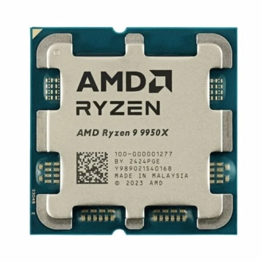 CPU AMD Ryzen 9 9950X (4.3GHz boost 5.7GHz, 16 nhân 32 luồng, 80MB Cache, 170W, Socket AM5, No BOX)