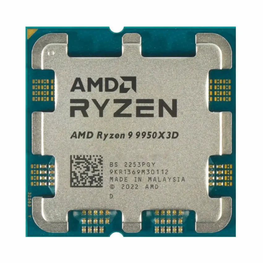 CPU AMD Ryzen 9 9950X3D (4.3 GHz boost 5.7 GHz, 16 nhân 32 luồng, 144MB Cache, 170W, Socket AM5, No BOX)