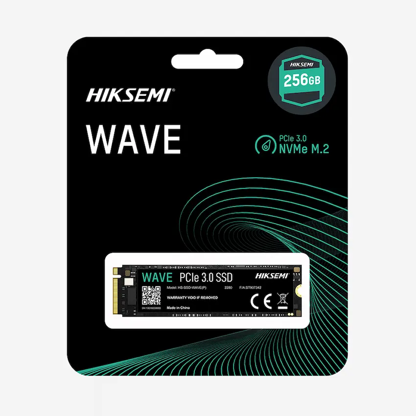 SSD Hiksemi WAVE(P) 512GB M.2 2280 NVMe PCIe Gen 3x4 (Read/Write 2230/2000 MB/s, HS-SSD-WAVE(P)-512G)