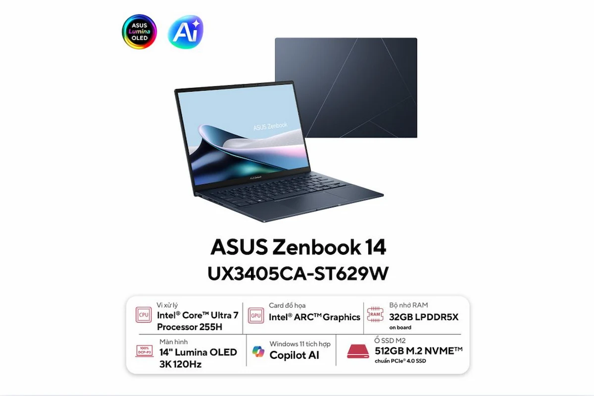 Laptop ASUS Zenbook 14 UX3405CA-ST629W Laptop ASUS Zenbook 14 UX3405CA-ST629W
