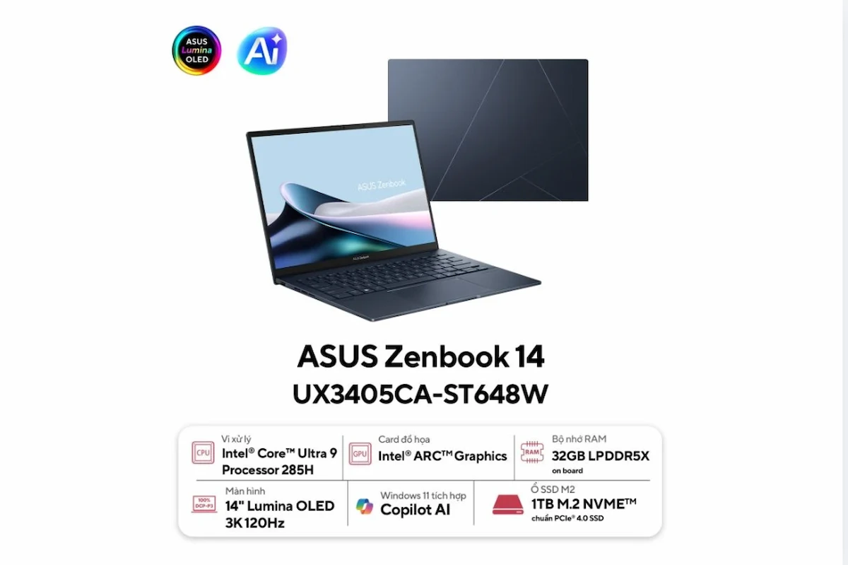Laptop ASUS Zenbook 14 UX3405CA-ST648W Laptop ASUS Zenbook 14 UX3405CA-ST648W
