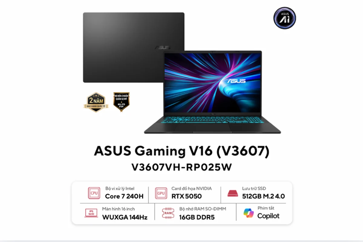 Laptop ASUS Gaming V16 V3607VH-RP025W Laptop ASUS Gaming V16 V3607VH-RP025W