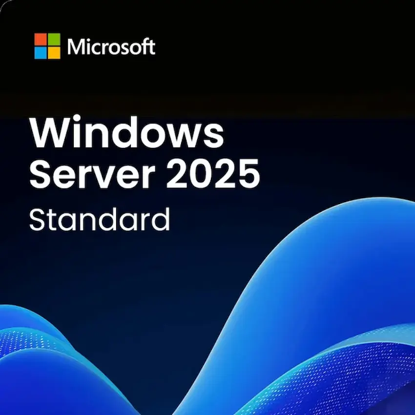 Windows Svr Std 2025 64Bit English 1pk DSP OEI DVD 16 Core (EP2-25187)