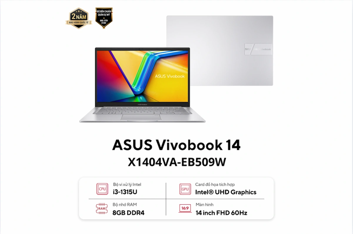 Laptop ASUS Vivobook 14 X1404VA-EB509W Laptop ASUS Vivobook 14 X1404VA-EB509W