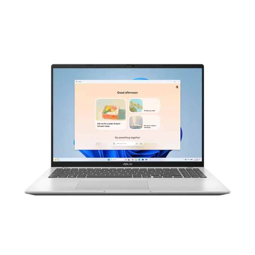 Laptop ASUS Vivobook 16 X1607CA-MB980W (Intel Core Ultra 5 225H, 16GB DDR5, 512GB SSD, 16.0 inch WUXGA 60Hz, WF6, BT5.4, Win 11SL, BẠC)