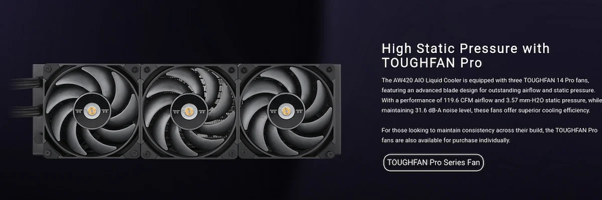 Tản Nhiệt Nước AIO Thermaltake AW420 Tản Nhiệt Nước AIO Thermaltake AW420