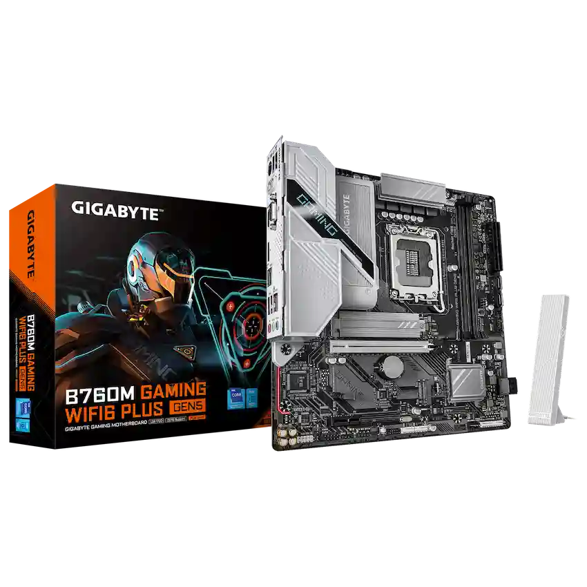 Mainboard Gigabyte B760M GAMING WIFI6 PLUS GEN5 (DDR5, WIFI 6, Bluetooth 5.3, LGA1700)