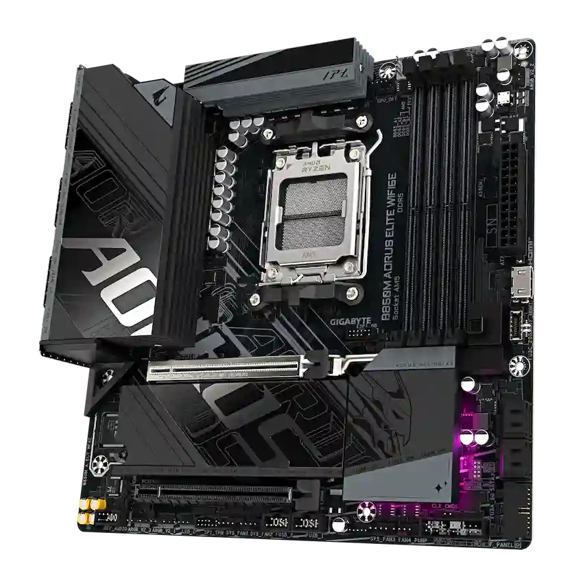 Mainboard Gigabyte B850M AORUS ELITE WIFI6E DDR5 (m-ATX, X3D Turbo, WiFi6E, Bluetooth 5.3)