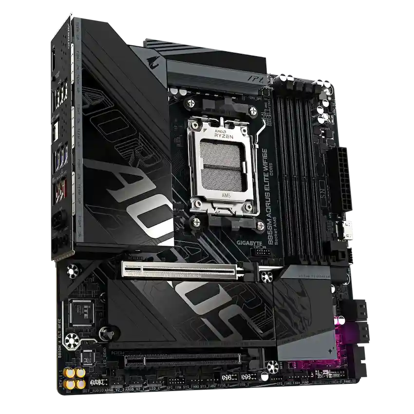 Mainboard Gigabyte B850M AORUS ELITE WIFI6E DDR5 (m-ATX, X3D Turbo, WiFi6E, Bluetooth 5.3)