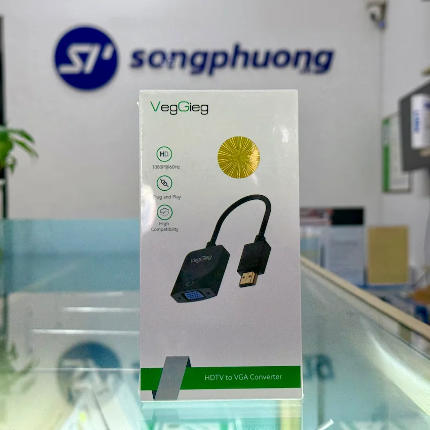 Bộ chuyển đổi HDMI sang VGA VegGieg VZ612