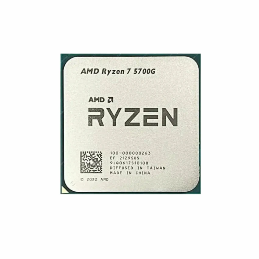 CPU AMD Ryzen 7 5700G MPK (3.8GHz boost 4.6GHz, 8 nhân 16 luồng, 20MB Cache, 65W, Socket AM4)