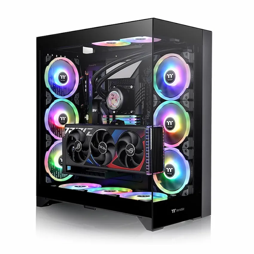 Case Thermaltake CTE E660 MX Black (Mini ITX/Micro ATX/ATX/E-ATX, Kính cường lực, CA-1Y3-00M1WN-01)