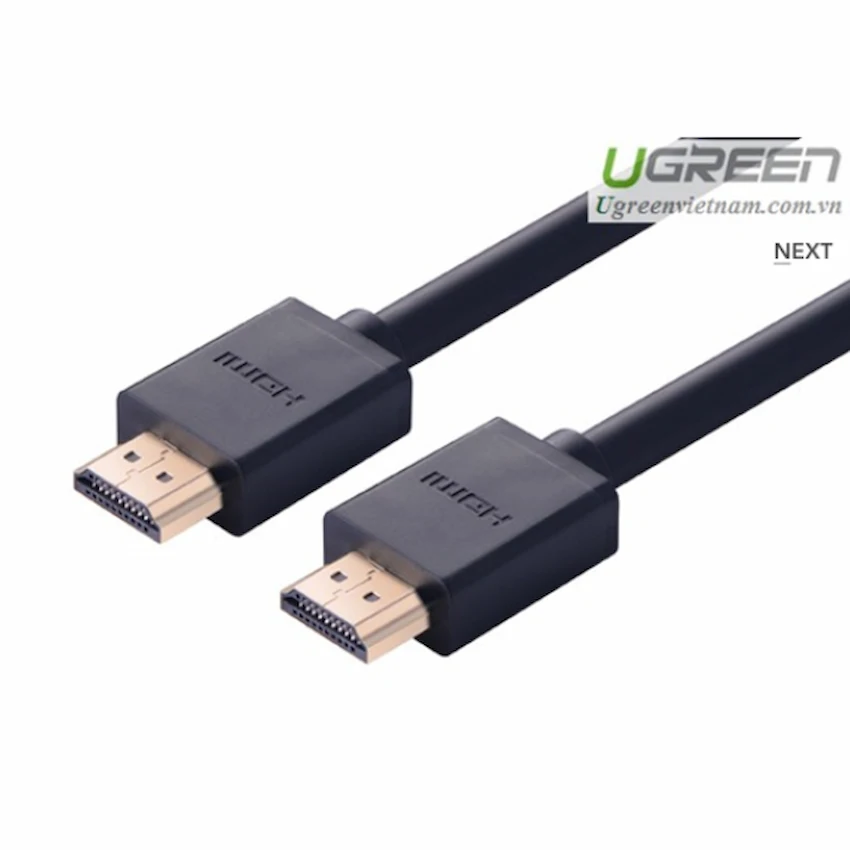 Cáp HDMI 1.4 dài 10M hỗ trợ 4K@30Hz 3D/HDR/ARC Ugreen 10110 Cao Cấp