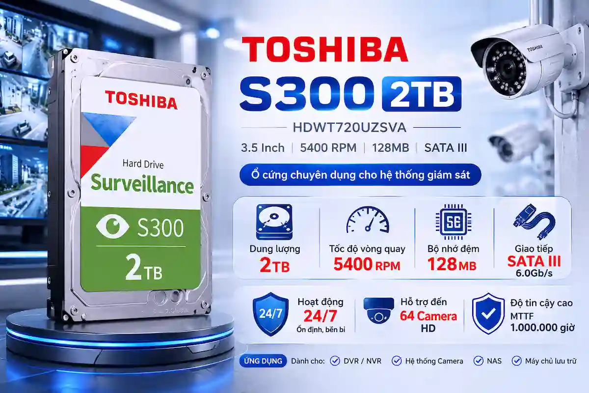 HDD Toshiba S300 HDWT720UZSVA 2TB -songphuong.vn HDD Toshiba S300 HDWT720UZSVA 2TB