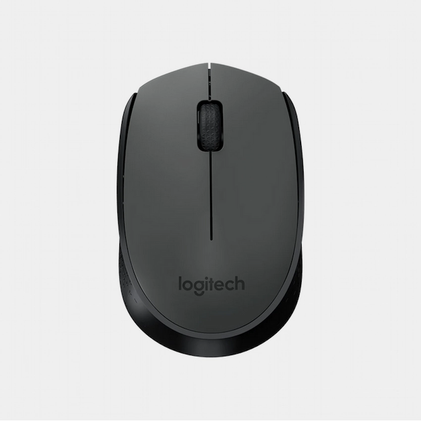 Bộ Phím Chuột Logitech MK235 (Wireless, Xám, 920-007937)