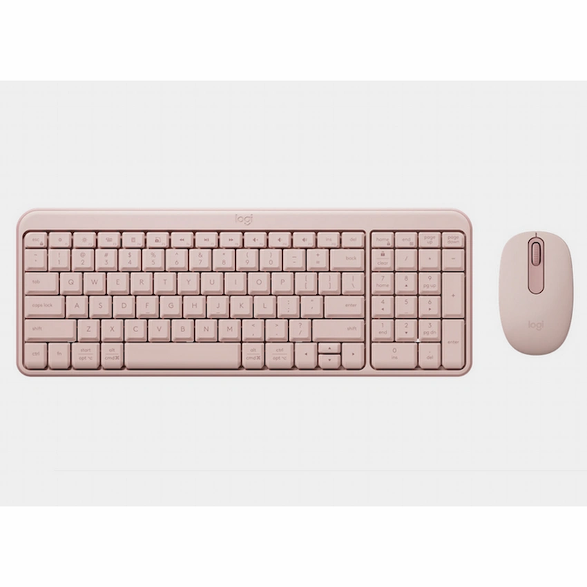 Bộ Phím Chuột Logitech MK250 (Bluetooth, Đen/Trắng/Hồng)