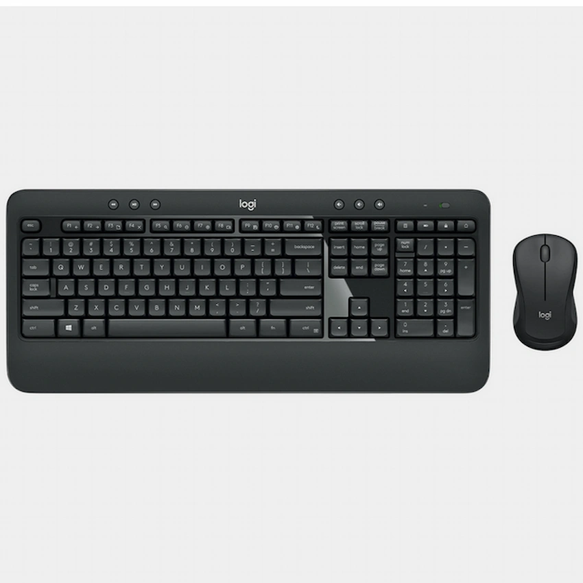 Bộ Phím Chuột Logitech MK540 (Wireless, Xám, 920-008682)