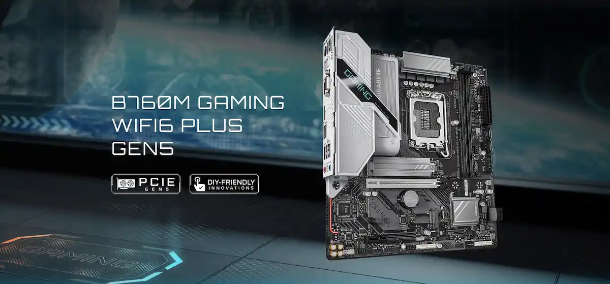 Mainboard Gigabyte B760M GAMING WIFI6 PLUS GEN5 Mainboard Gigabyte B760M GAMING WIFI6 PLUS GEN5