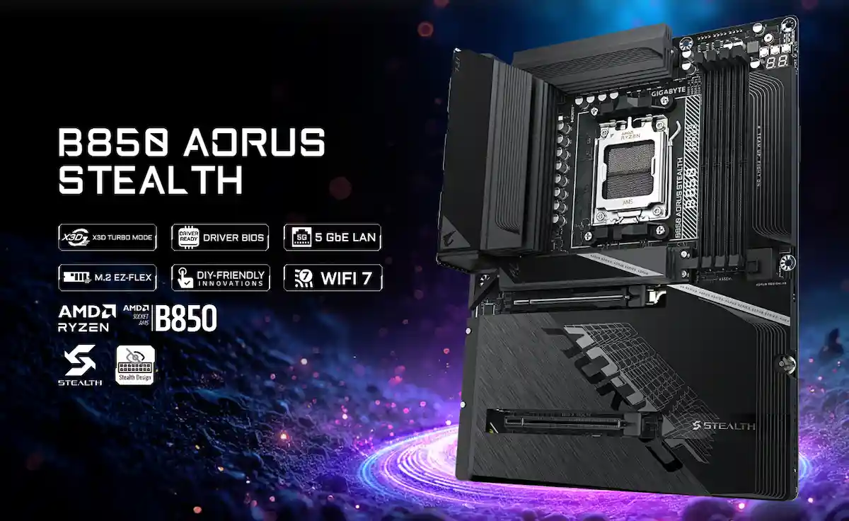 Mainboard Gigabyte B850 AORUS STEALTH Mainboard Gigabyte B850 AORUS STEALTH