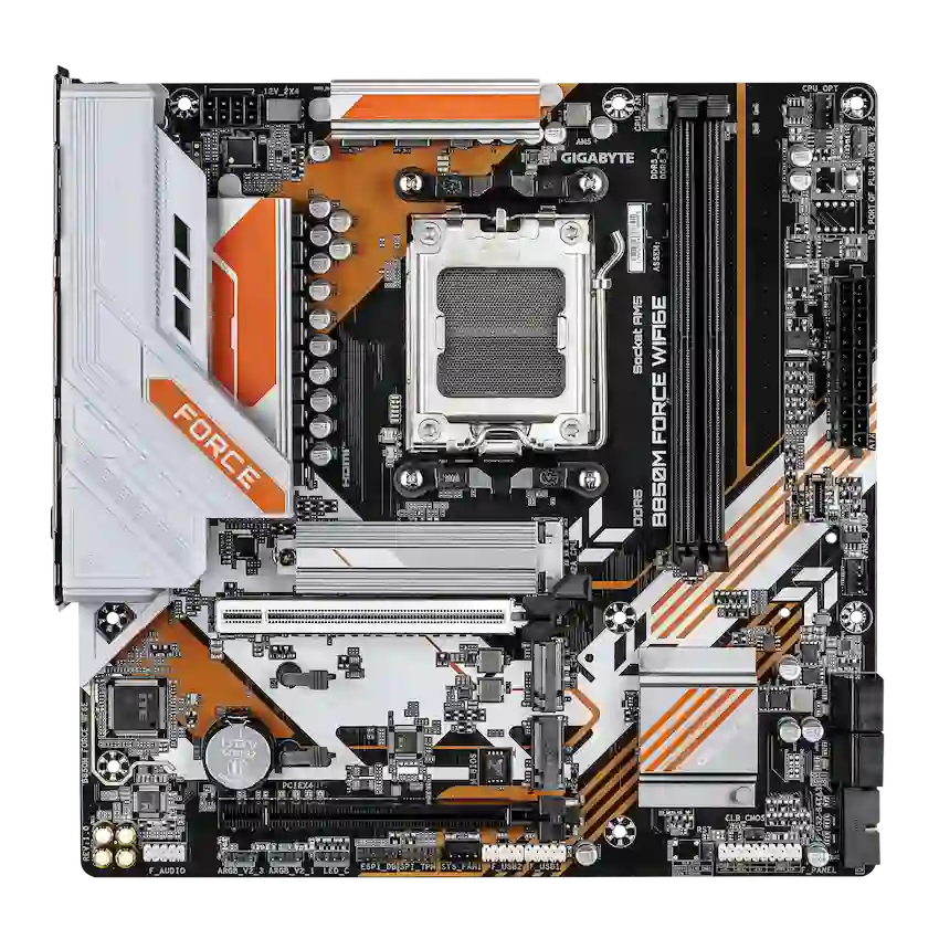 Mainboard Gigabyte B850M FORCE WIFI6E (m-ATX, X3D Turbo Mode, Wi-Fi 6E, Bluetooth 5.3, AM5)