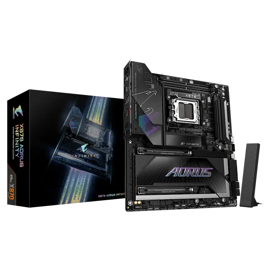 Mainboard Gigabyte X870 AORUS INFINITY DDR5 (E-ATX, Wi-Fi 7, Bluetooth 5.4)