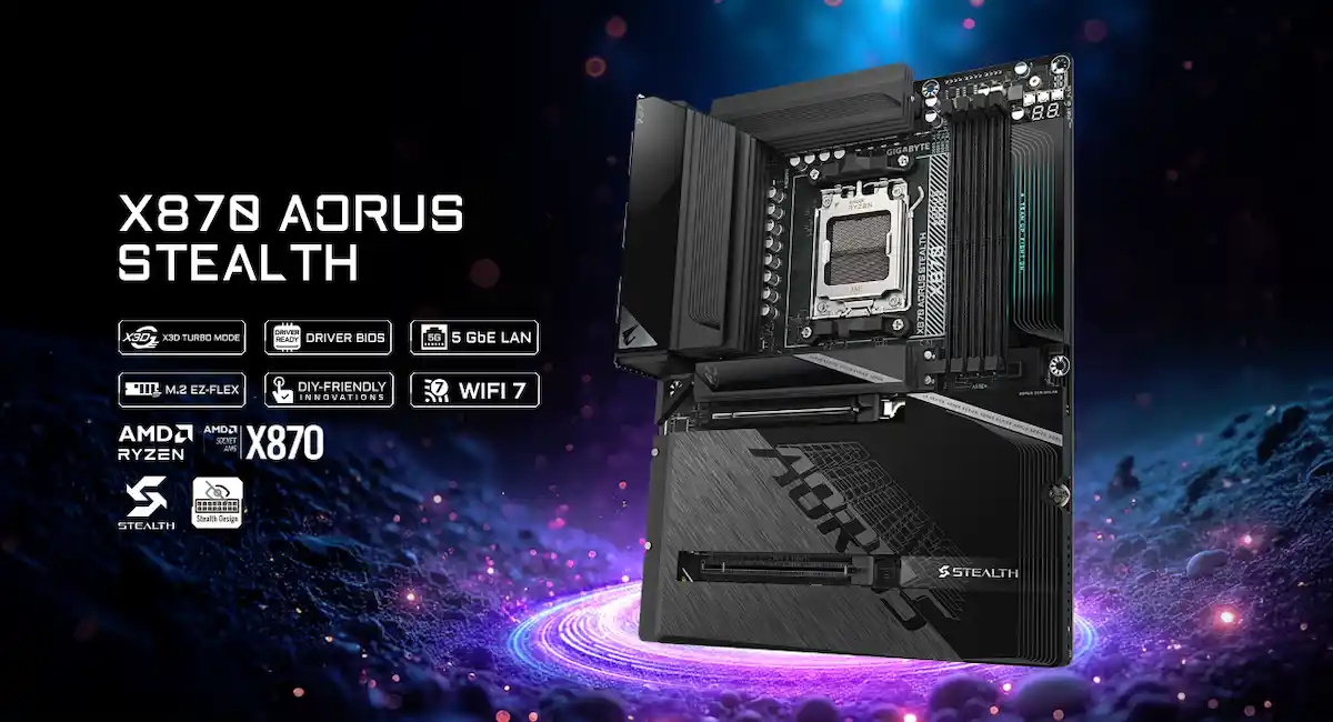 Mainboard Gigabyte X870 AORUS Stealth Mainboard Gigabyte X870 AORUS Stealth