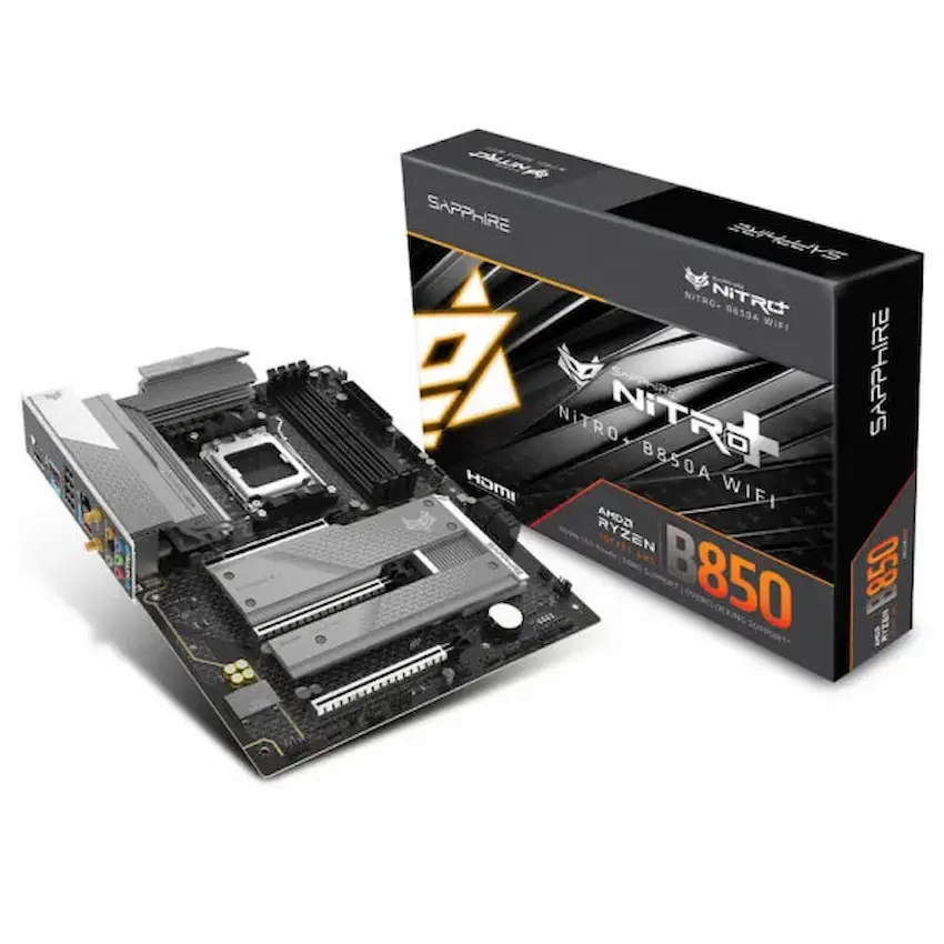 Mainboard Sapphire NITRO+ B850A WIFI 7 (ATX, AM5, WIFI 7, BT 5.4)