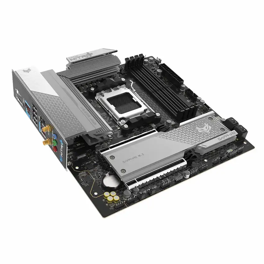 Mainboard Sapphire NITRO+ B850M WIFI ( M-ATX, AM5, WIFI 6, BT5.3)
