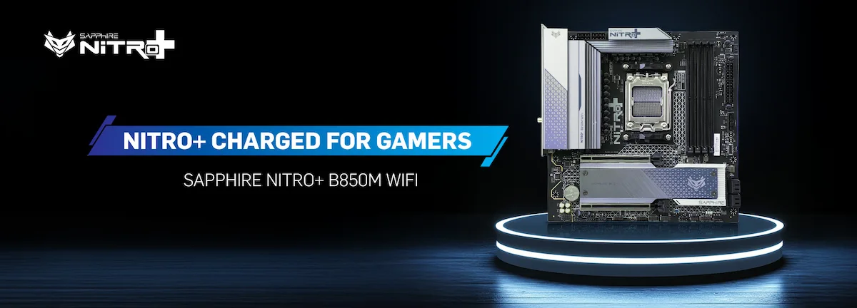 Mainboard Sapphire NITRO+ B850M WIFI -songphuong.vn Mainboard Sapphire NITRO+ B850M WIFI