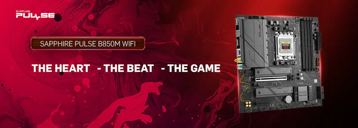 Mainboard Sapphire PULSE B850M WIFI -songphuong.vn Mainboard Sapphire PULSE B850M WIFI